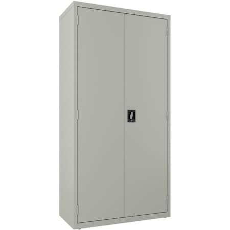 Lorell Steel Wardrobe Storage Cabinet, Light Grey LLR03089